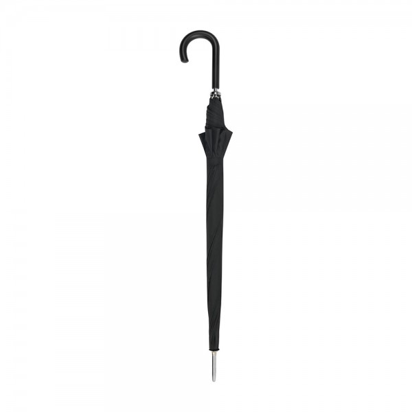 Paraguas automático golf 8 varillas ø131cm puño curvo negro clima