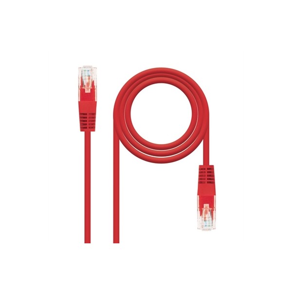 Nanocable latiguillo cat.6 utp 25cm rojo